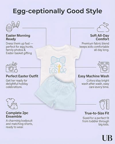 Image of Baby Boys Girls 2pc Outfit Set Short Sleeve Bodysuit with Shorts