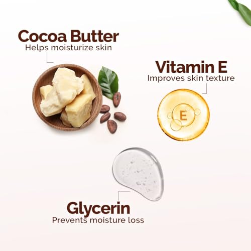 Image of Mamaearth Cocoa Rich Moisturizing Cream with Cocoa Butter & Vitamin E for Deep Nourishment - 50 g | 24 Hrs Long-lasting Moisturization | For Face, Hand & Body | Non-Greasy & Quick Absorbing