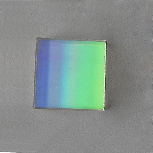 Generic Huyhuyhuy 50x50mm K9 Optical Glass Diffraction Grating Planar Reflection Grating Spectral Decomposition Optics Component 2400 Lines (Diameter: 50x50mm)
