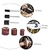 DOITOOL 66pcs Sanding Bands Set Sanding Sleeves Mandrels for Rotary Tools for Grinding Shaping and Finishing and Ceramics