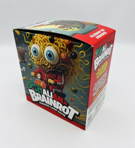 manuelkant Booster Box Box 24 versiegelte Beutel für die Sammlung von Skifidol Italian Brainrot Trading Card Game