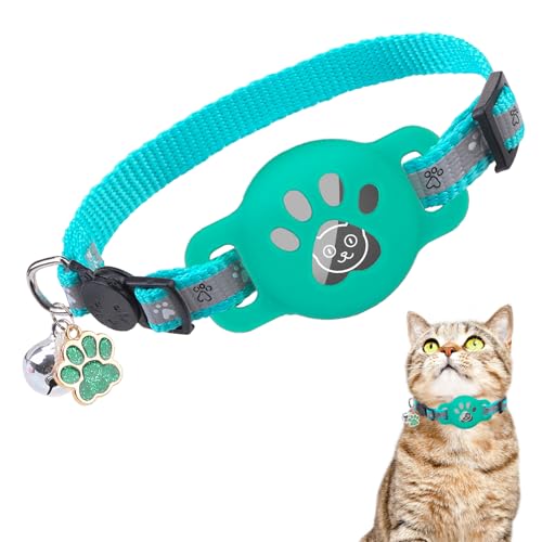 Collar de gato GPS Apple AirTag con cierre seguridad reflectante DILLYBUD 2