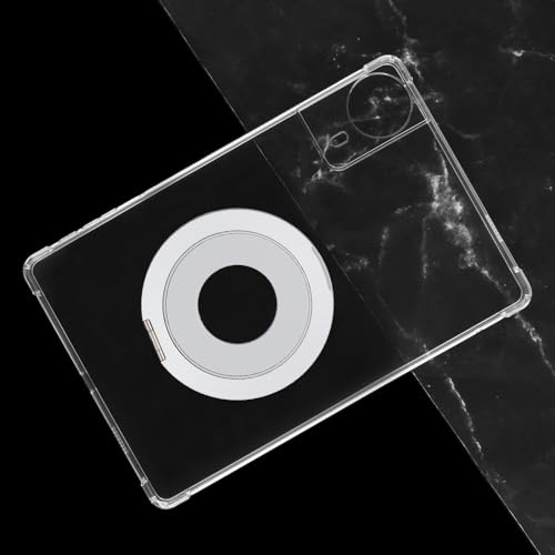 Coque Teclast T50 Plus 2024 avec support de bureau transparent et argent