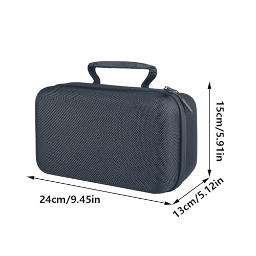 Funda portátil para videoproyector, estuche de transporte con organizadores expandibles, reemplazo para accesorios miniatura 3