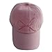 Womens Baseball Caps Bow Hat Cute Trucker Hats for Girl Fashion Gorras para Mujer Mens Embroidery Adjustable Ball Cap Light Pink