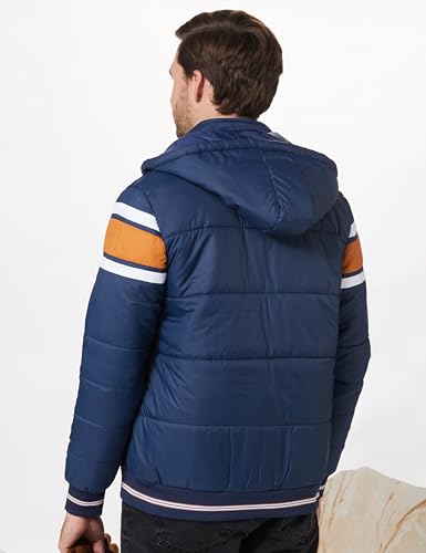 Image of Amazon Brand - Symbol Men's Quilted Hooded Bomber Standard Length Jacket (Previously House & Shields)