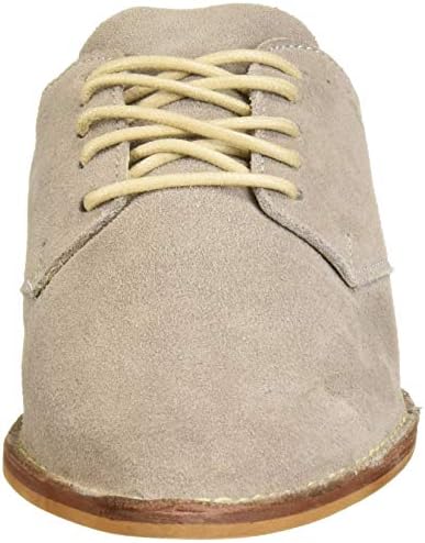 KAANAS Women's FIANO LACE-UP Oxford Flat Shoe, Cement, 7 Regular US | Image 1
