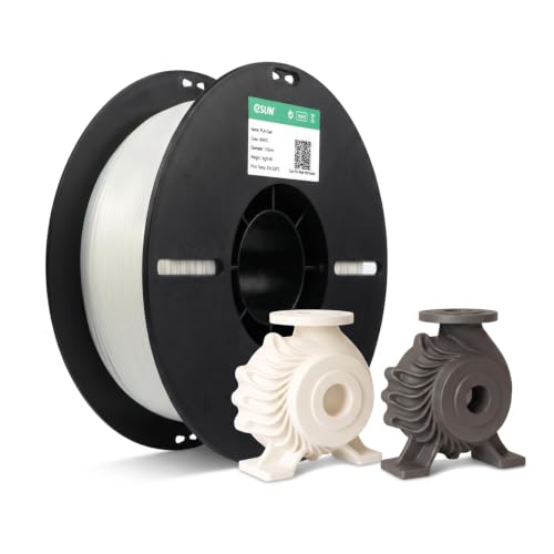eSUN PLA Cast Filament 1.75mm, 1KG Spool (2.2 LBS) for 3D Printers, White