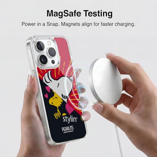 Coque Peanuts Snoopy pour iPhone 13 Pro compatible MagSafe antichoc - 4