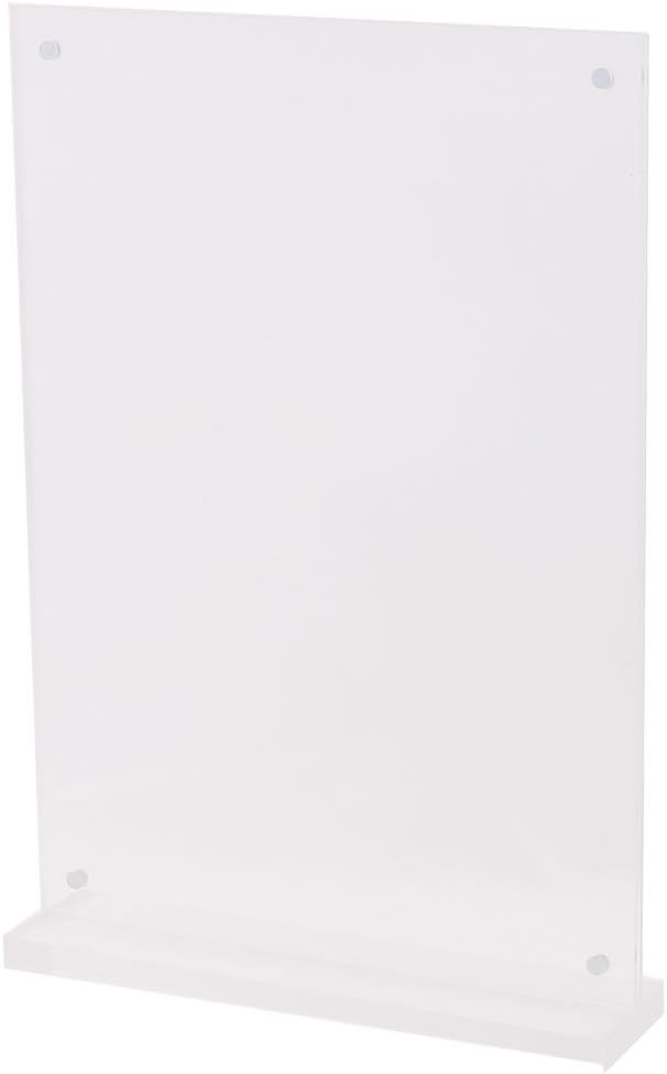 T Shape Magnetism Advertising Tag Card Display Stand Menu Price Holder 21x29.7cm (7671068f2c0b33de72026d990ae8bfac)