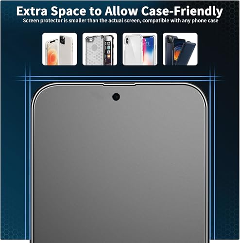 Image of FabeKee Tempered Glass Screen Protector Compatible For Black Cellphone With Edge To Edge Coverage And Easy Installation Kit (Matte, Redmi Note 15 Pro)