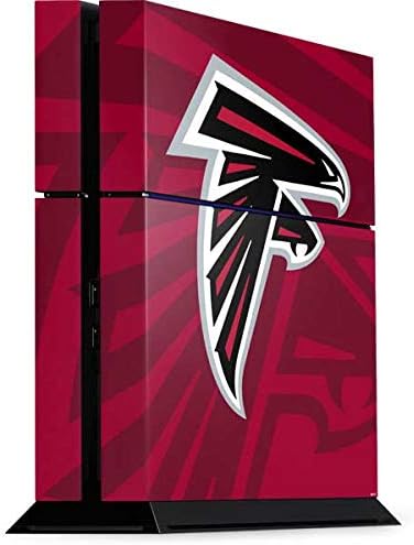 Skinit Decal Gaming Skin Compatible with PS4 Console - Officially Licensed NFL Atlanta Falcons Double Vision Design