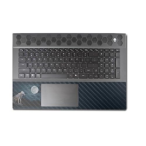 Image of MightySkins Carbon Fiber Skin Compatible With Alienware M18 R1 (2023) Full Wrap Kit - Happy Hunting | Protective, Durable Textured Carbon Fiber Finish | Easy To Apply & Change Styles | Made in the USA