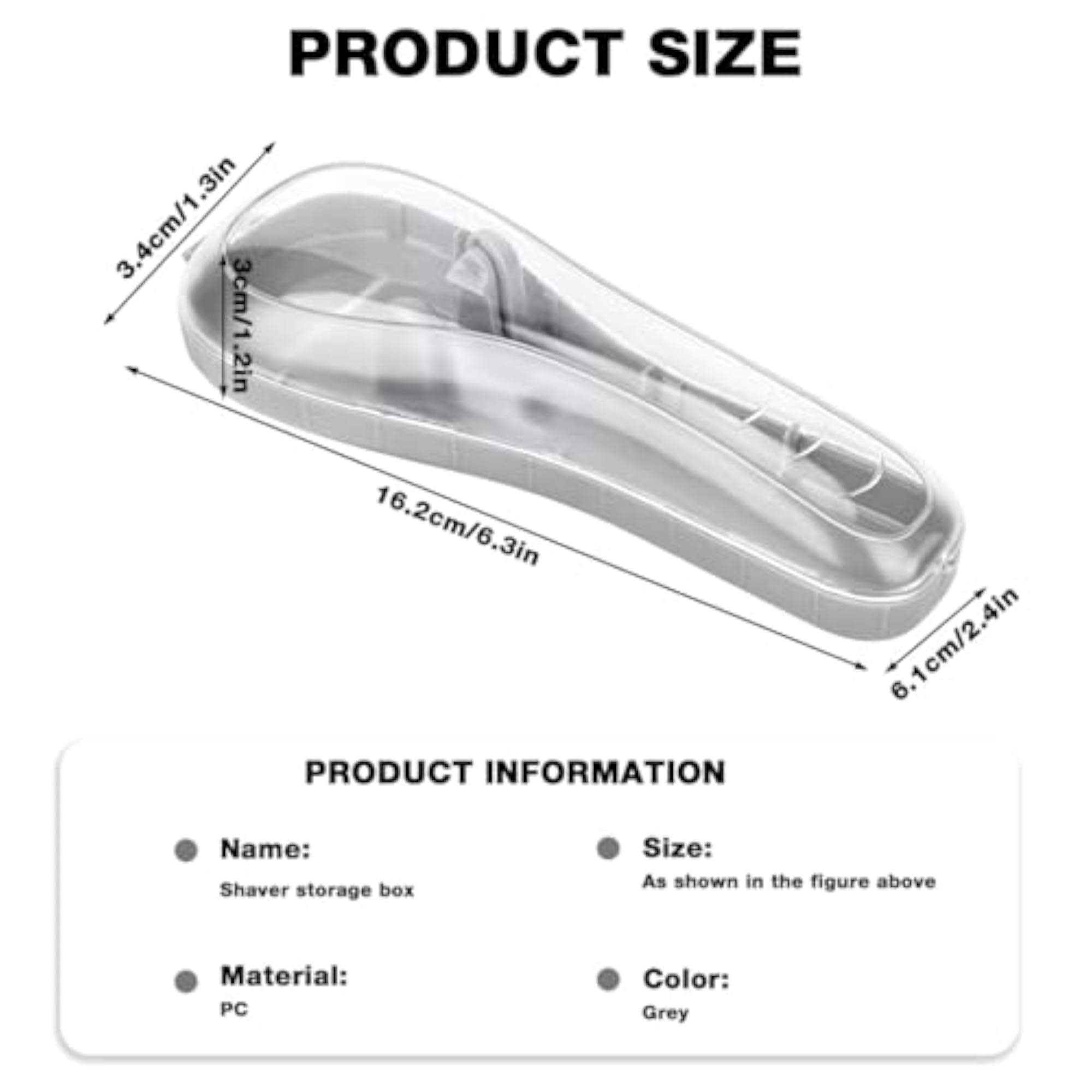 Razor Storage Case, Ventilated Travel Holder