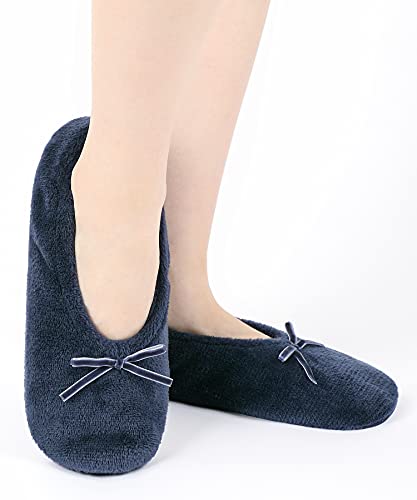 Panda Bros Women's Ballerina Slipper Socks - One Pair Anti-Skid Comfy Warm Ballet Style House Slippers for Indoor Home, Winter, Wedding, and Birthday Gifts for Women2