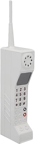 YOUTHINK Modelo retro de teléfono celular, adorno de simulación celular blanco a la antigua moda para accesorios fotográficos de escenario en el