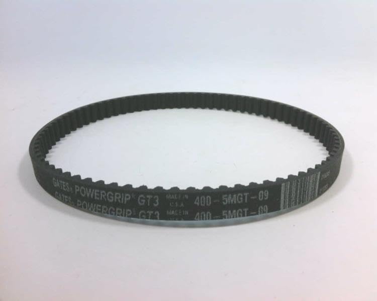 GATES 400-5MGT-09 400 MM Length, 5 MM Pitch, 80 Teeth, 9 Belt Width, 9400-6080, POWERGRIP GT3, Timing Belt