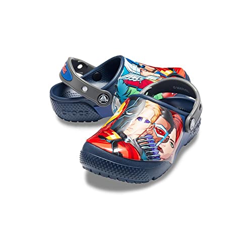 CROCS Crocsfl Marvel Multi Clog K - Navy - J1 , 205505-410-J1, Kids Boys , Navy , J1