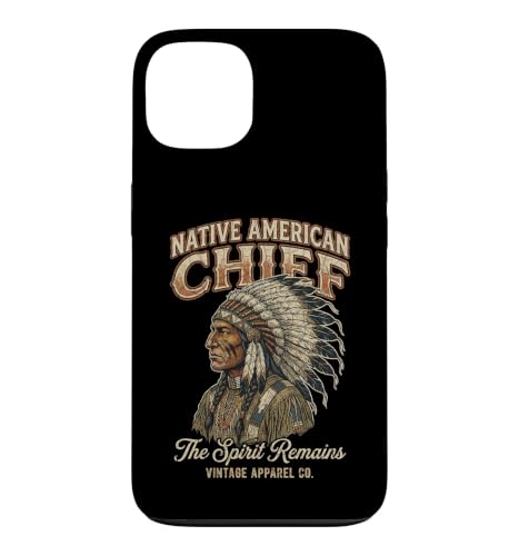 Chef amérindien Style Vintage Indigenous Pride Coque pour iPhone 13