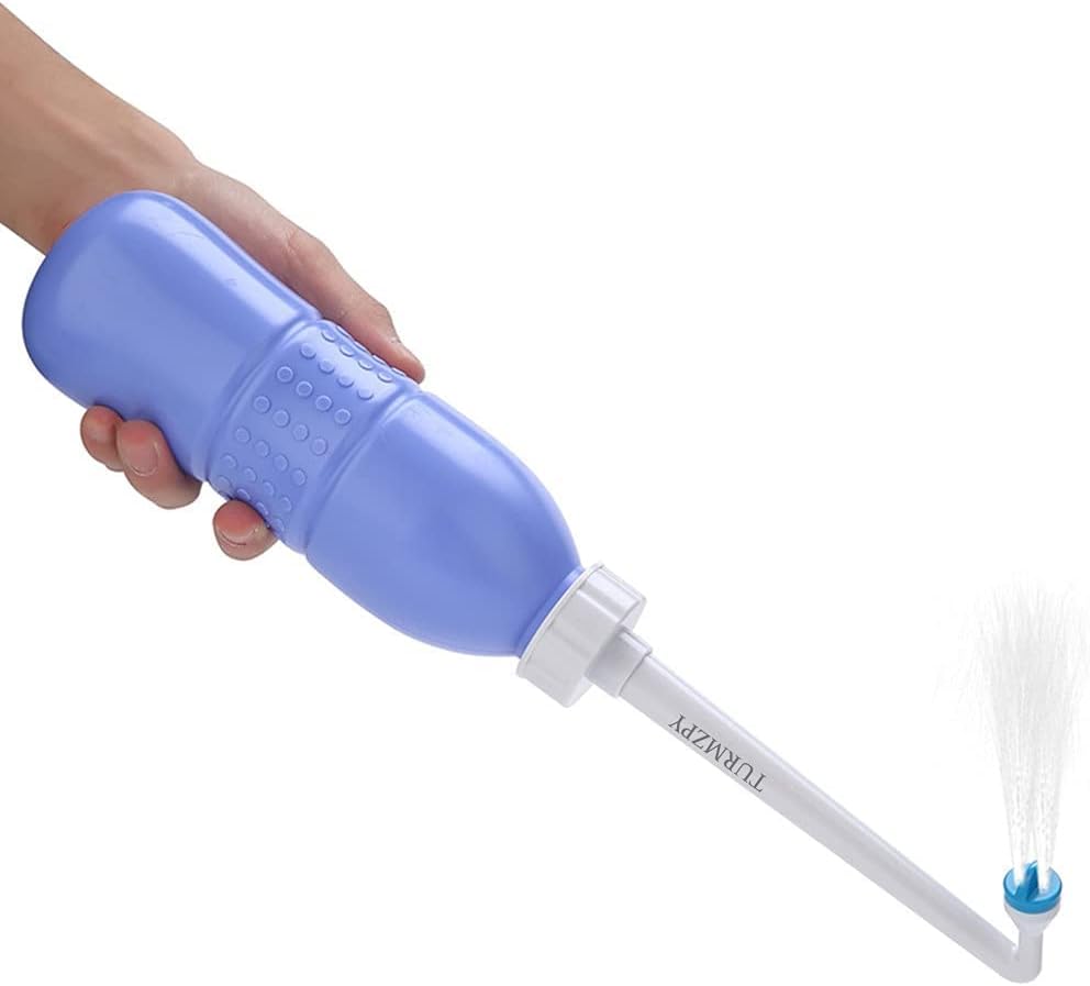 TENZEP Portable Bidet Hand Held Bidet Sprayer 600 ml Clean Body Implement Applicable Occasions Travel Shattaf Wash