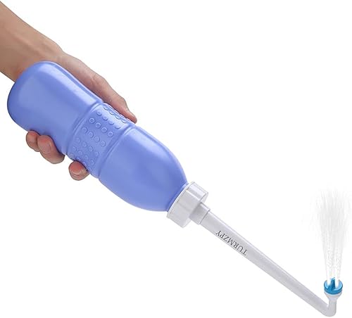 Bidé portátil 20.3 fl oz bidé de viaje plástico EVA botella higiene personal bidés dispositivo de limpieza