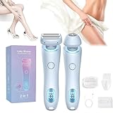 Generic Belarae Brazilian Shaver - 2024 Best Brazilian Shaver 2.0, Portable 2 In1 The Mermaid Shaver, Brazilian Shaver for Women by Women, Wet Dry Electric Shaver, Women's Pubic Hair Shaver (Blue)