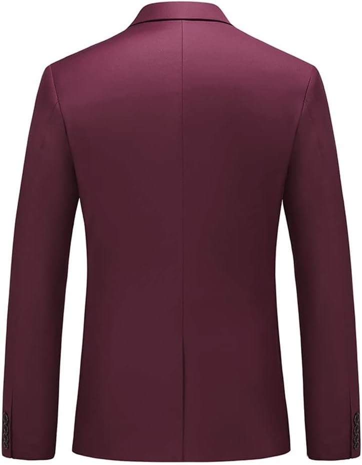 Amazon.co.jp: [CCHY]フォーマルスーツ カラースーツ ワインレッド 1B