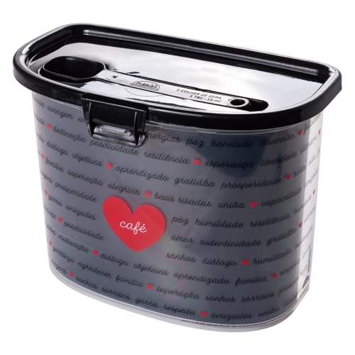 Porta Filtro e Café com Colher, Plasútil