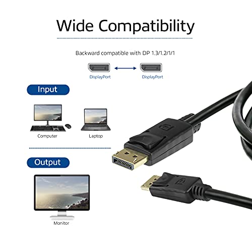 Cable DisplayPort de 1m compatible con HDR para diseño gráfico 2