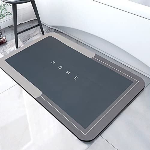 Alfombrilla de Baño Antideslizantes, Alfombras de baño Antideslizantes, Suave y acogedora Alfombra de Baño,Alfombra de Baño de Rápida Absorción del Agua,Agua súper Absorbente Alfombra de Baño(40×60cm) Cover