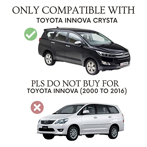 Image of AUTOFACT Magnetic Window Sun Shades for Toyota Innova Crysta New -Set of 6 - with Zipper