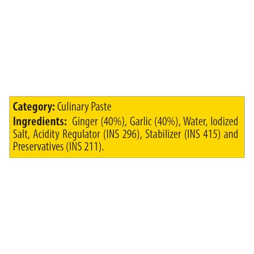 Image of Keya Ginger Garlic Paste 200g | Ready-to-Use Cooking Paste in Spout Pouch | Fresh Aroma & Authentic Flavour | Ideal for Indian Curries, Gravies & Marinades