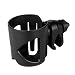 Universal Cup Holder by Accmor, Stroller Cup Holder, Large Caliber Designed Cup Holder, 360 Degrees Universal Rotation Cup Drink Holder,Black