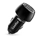 Fast USB Car Charger Adapter, COOLFOR Quick Charge 3.0 36W Aluminum Car Charger Compatible with iPhone Xs/XS Max/XR/X/8/7,iPad Pro/Air 2,Samsung Galaxy S9/S8/S7/S6 Edge,Google Pixel,LG and More,Black