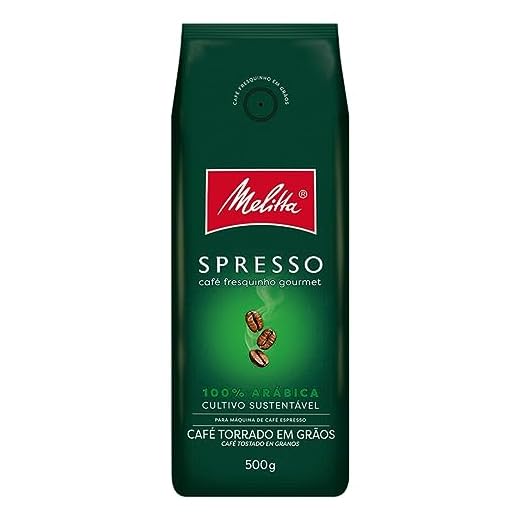 Melitta Café Torrado em Grãos Spresso Gourmet Pacote 500g