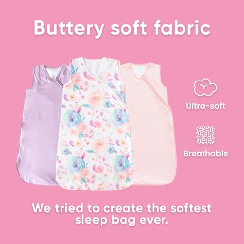 Image of Copper Pearl Baby Sleep Sack, Bloom - Wearable Blanket for 0-6 Months, Sleeveless Sleep Sack for Baby Boy or Girl