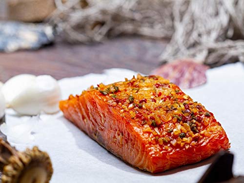 Klaassen Stremellachs Knoblauch, Lachs über Buchenrauch geräuchert, Knoblauch, 250g