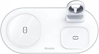 Mcdodo Ch-7062 3 In 1 Manyetik Wireless Şarj & Stand 15W, Beyaz