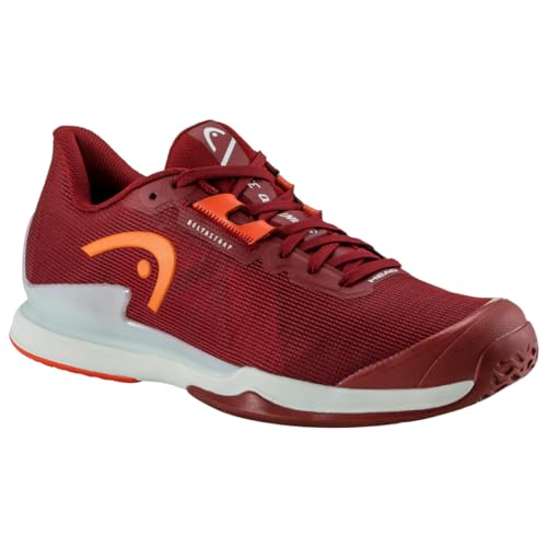 HEAD Sprint Pro 3.5 Men, Zapatillas de Tenis Hombre, Rojo Oscuro Naranja, 42.5 EU