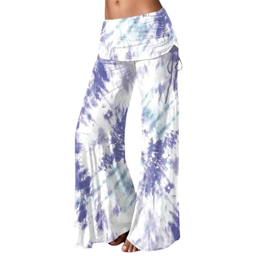 Pantalon taille haute imprimé pour un look casual chic au quotidien