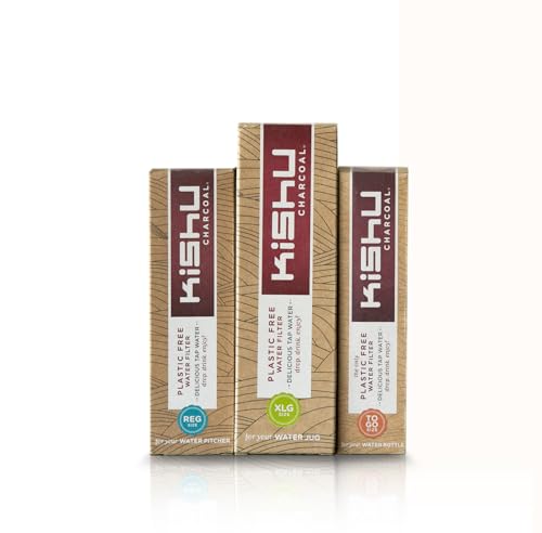 Kishu Charcoal - Activated Charcoal Water Filter for Pitchers 2-pack