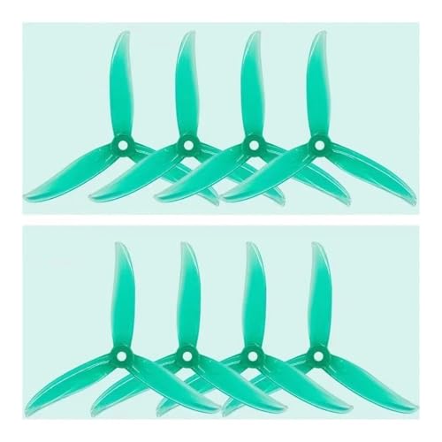 Hélices 4934 FPV Freestyle pour Drone S 5 pouces (8 pièces vert)