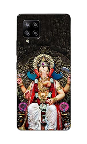 Image of PRINTFIDAA Lord Ganesh Bappa Moriya Vinayaka Printed Designer Hard Back Case Cover for Samsung Galaxy M42 5G -(WY) MVN1010