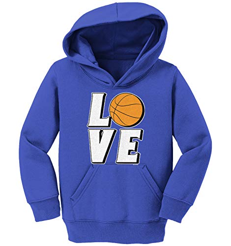 Haase Unlimited Love Basketball - Sports Hoops Toddler/Youth Fleece Hoodie