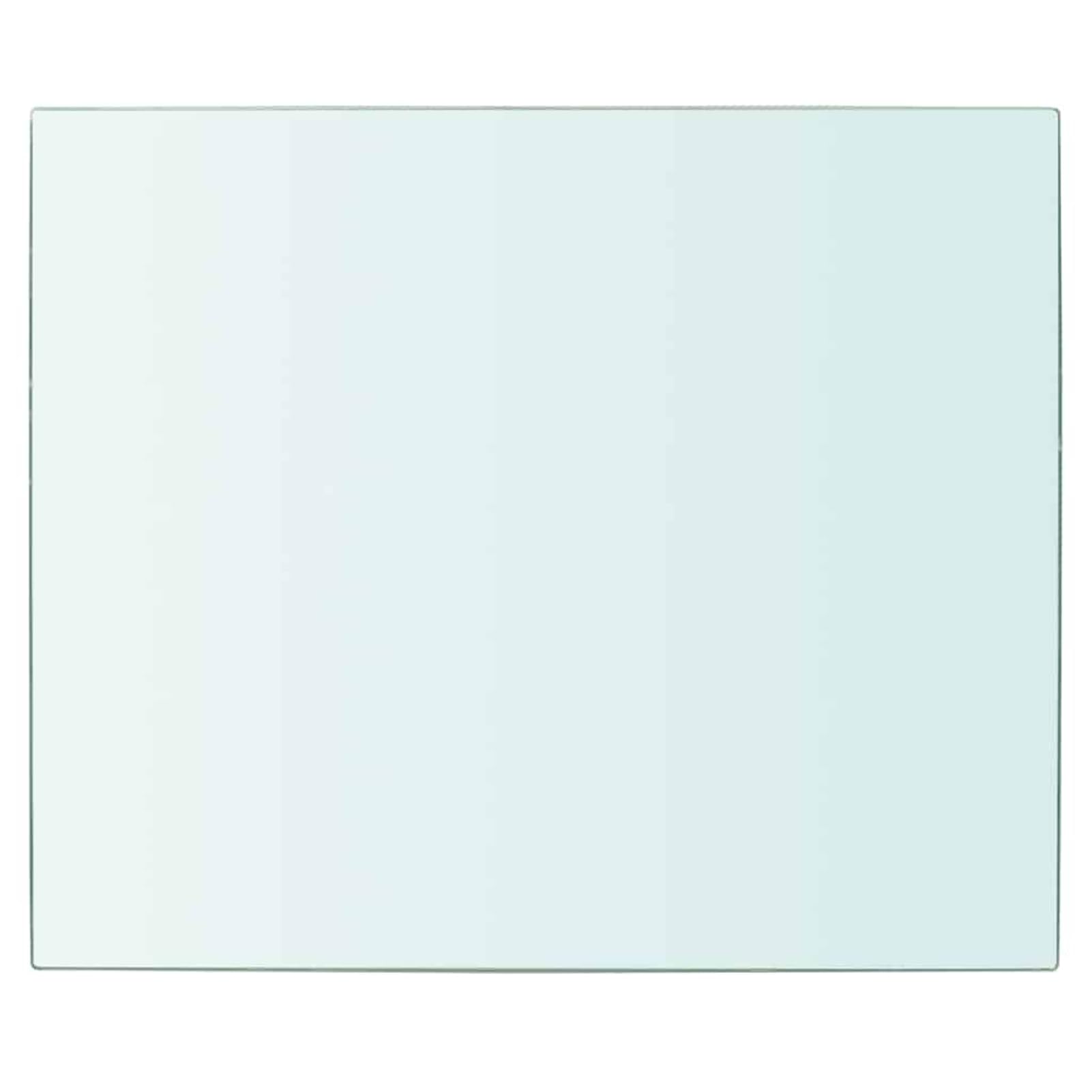 Gecheer Regalboden Glas Transparent 30x25 cm, Glasboden Glasscheibe Badregal für DIY-Regalsystem Bücherregal Vitrine Badezimmer-Ablage Küchenaufbewahrung243810