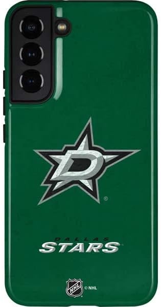 Skinit Pro Phone Case Compatible with Galaxy S22 Plus - Officially Licensed NHL Dallas Stars Black Text Design
