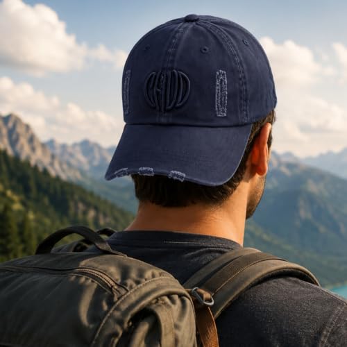 Image of Handcuffs Cap for Men Women Denim Stylish Baseball Caps Adjustable Free Size Hats | Gym Accessories | Sun Protective Hat