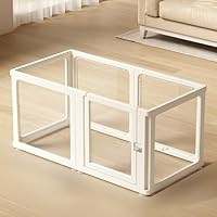 Amazon.co.jp: ペットサークル 猫・犬用 うさぎ 透明 脱走防止 自由に