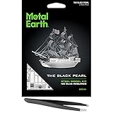 Metal Earth Black Pearl Kit de maquette 3D en métal avec pince à épiler