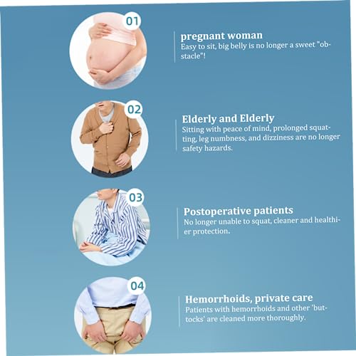 Sitz Bath portátil azul para el cuidado íntimo posparto e higiene en el hogar 5